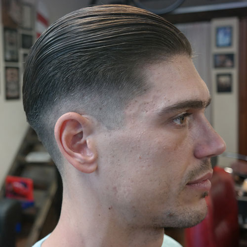 Slicked Back Undercut Hairstyles For Men With Class Men S