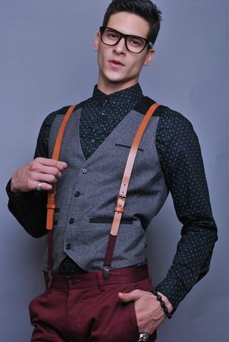 suspenders with vest