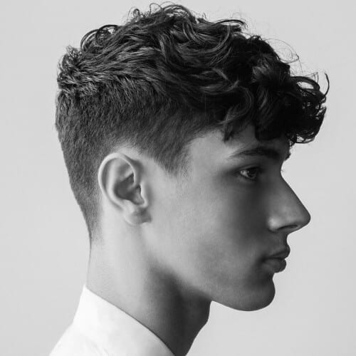 Wavy hairstyles for men