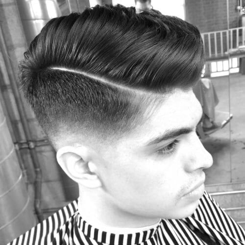 Classic Pompadour hairstyles