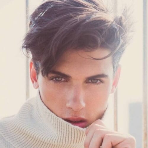 Wavy hairstyles for men