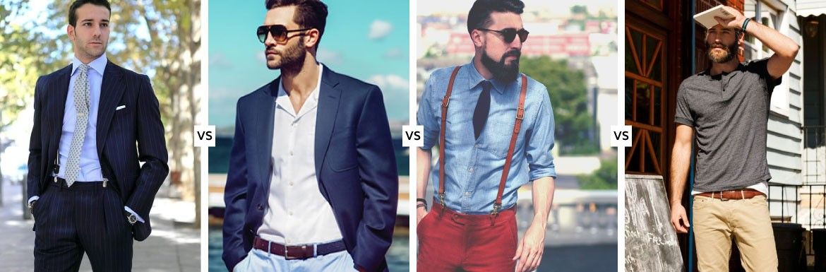 The World of Belts & Suspenders » Men's Guide