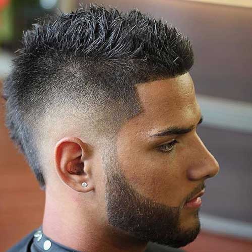 burst fade hairstyle for men