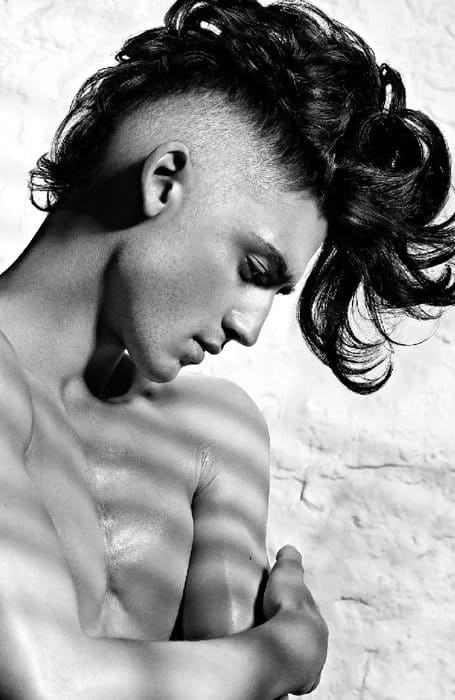 Mohawk mullet haircut for men 