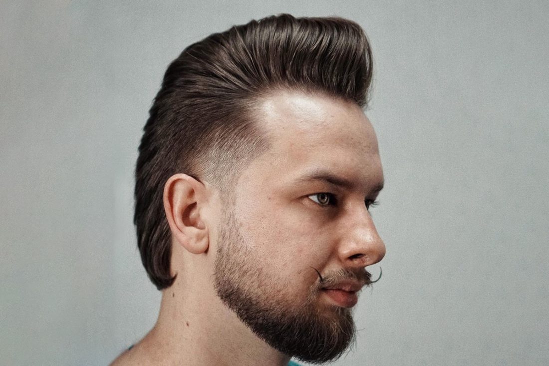 Pompadour Sleek Mohawk Mullet